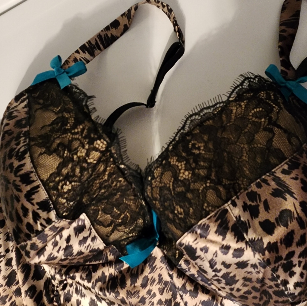 Lane Bryant sexy leopard corset 22/24 - Picture 3 of 4